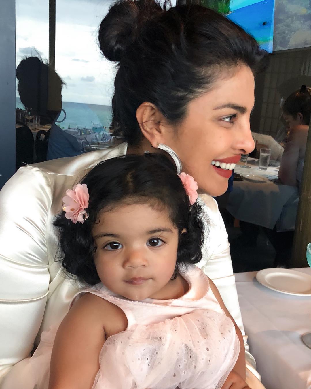 Image result for Priyanka and her niece Krishna